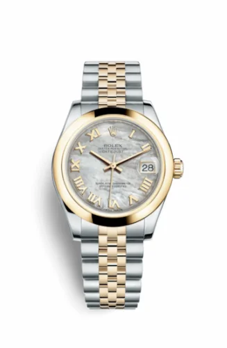 Rolex Datejust 31 Rolesor Yellow Domed / Jubilee / MOP Roman 178243-0057