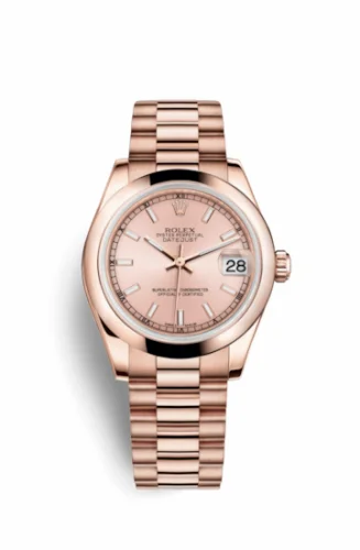 Rolex Datejust 31 Everose Domed / President / Pink 178245f-0019