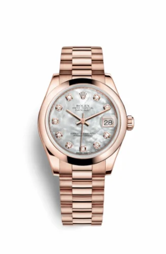 Rolex Datejust 31 Everose Domed / President / MOP 178245f-0026