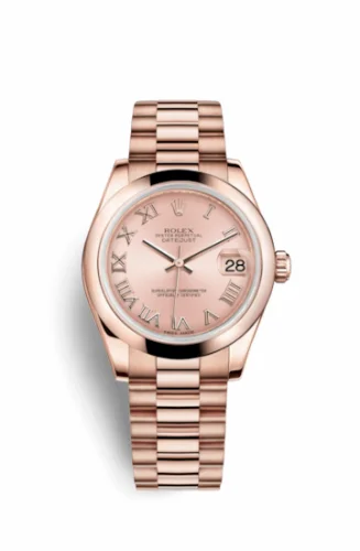 Rolex Datejust 31 Everose Domed / President / Pink Roman 178245f-0030