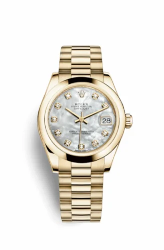 Rolex Datejust 31 Yellow Gold Domed / President / MOP 178248-0025