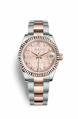 Rolex Datejust 31 Rolesor Everose Fluted / Oyster / Pink Computer 178271-0038