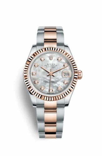 Rolex Datejust 31 Rolesor Everose Fluted / Oyster / MOP 178271-0058
