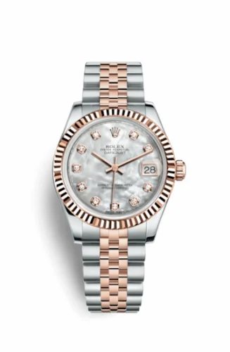 Rolex Datejust 31 Rolesor Everose Fluted / Jubilee / MOP 178271-0060