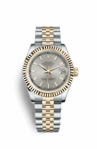 Rolex Datejust 31 Rolesor Yellow Fluted / Jubilee / Silver 178273-0030