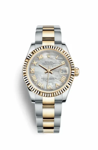 Rolex Datejust 31 Rolesor Yellow Fluted / Oyster / MOP Roman 178273-0037