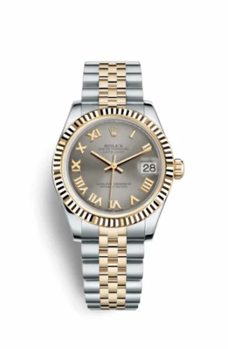 Rolex Datejust 31 Rolesor Yellow Fluted / Jubilee / Steel Roman 178273-0089