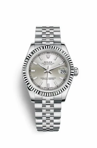 Rolex Datejust 31 Stainless Steel Fluted / Jubilee / Silver 178274-0009