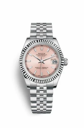 Rolex Datejust 31 Stainless Steel Fluted / Jubilee / Pink 178274-0012