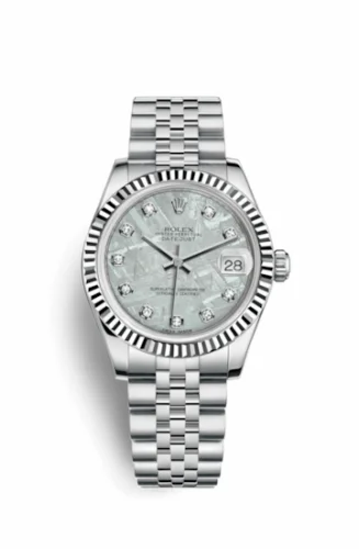 Rolex Datejust 31 Stainless Steel Fluted / Jubilee / Meteorite 178274-0016