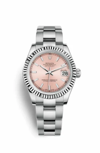 Rolex Datejust 31 Stainless Steel Fluted / Oyster / Pink 178274-0027