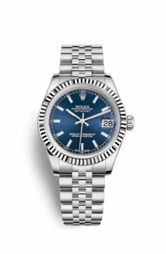Rolex Datejust 31 Stainless Steel Fluted / Jubilee / Blue 178274-0037