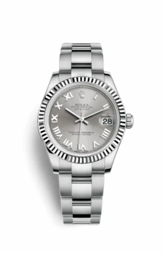Rolex Datejust 31 Stainless Steel Fluted / Oyster / Rhodium Roman 178274-0062