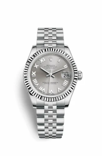 Rolex Datejust 31 Stainless Steel Fluted / Jubilee / Rhodium Roman 178274-0063