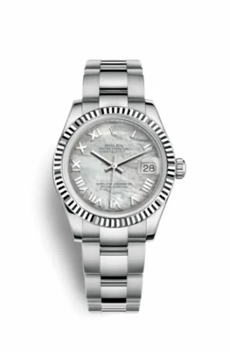 Rolex Datejust 31 Stainless Steel Fluted / Oyster / MOP - Roman 178274-0072