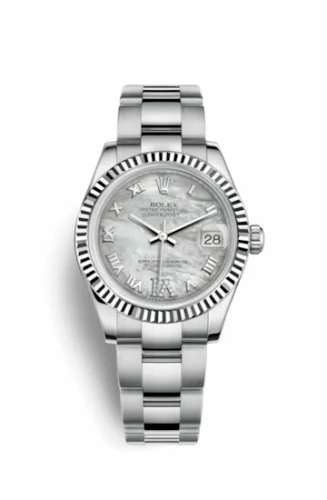 Rolex Datejust 31 Stainless Steel Fluted / Oyster / MOP - Roman 178274-0085