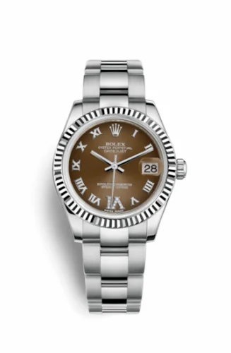 Rolex Datejust 31 Stainless Steel Fluted / Oyster / Bronze - Roman 178274-0089