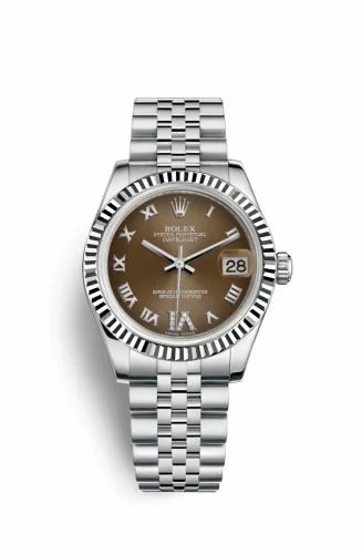 Rolex Datejust 31 Stainless Steel Fluted / Jubilee / Bronze Roman 178274-0090