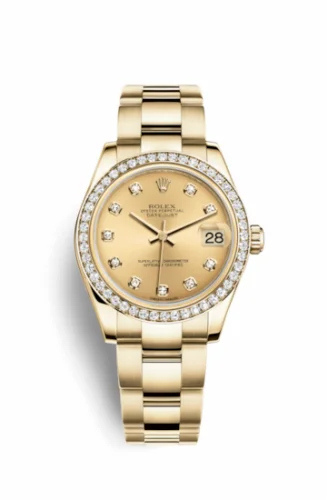 Rolex Datejust 31 Yellow Gold Diamond / Oyster / Champagne Diamond 178288-0041