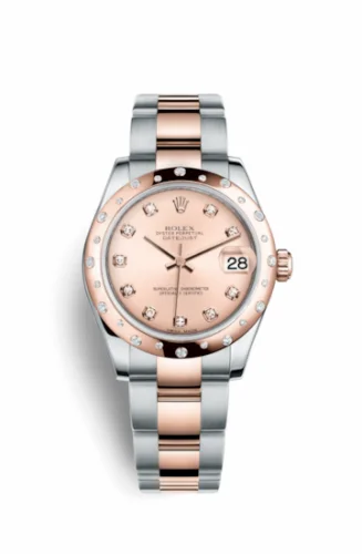 Rolex Datejust 31 Rolesor Everose Domed Diamond / Oyster / Pink Diamond 178341-0017
