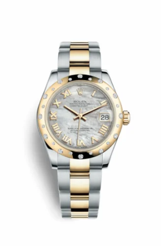 Rolex Datejust 31 Rolesor Yellow Domed Diamond / Oyster / MOP Roman 178343-0007
