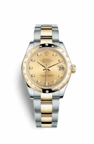 Rolex Datejust 31 Rolesor Yellow Domed Diamond / Oyster / Champagne Diamond 178343-0020