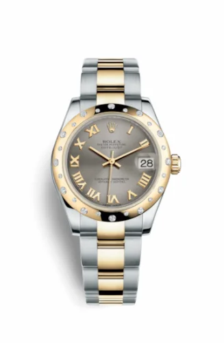 Rolex Datejust 31 Rolesor Yellow Domed Diamond / Oyster / Steel Roman 178343-0036