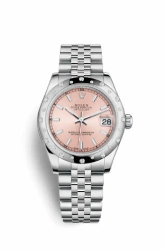 Rolex Datejust 31 Stainless Steel Domed Diamond / Jubilee / Pink 178344-0043