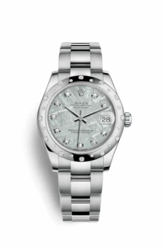 Rolex Datejust 31 Stainless Steel Domed Diamond / Oyster / Meteorite 178344-0066