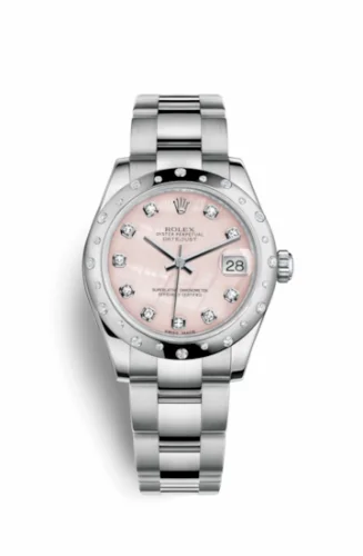 Rolex Datejust 31 Stainless Steel Domed Diamond / Oyster / Pink MOP 178344-0070