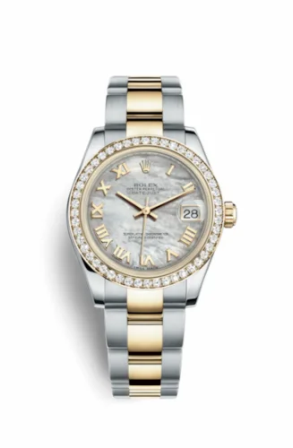 Rolex Datejust 31 Rolesor Yellow Diamond / Oyster / MOP Roman 178383-0015