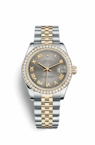 Rolex Datejust 31 Rolesor Yellow Diamond / Jubilee / Steel Roman 178383-0040