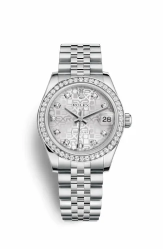 Rolex Datejust 31 Stainless Steel Diamond / Jubilee / Silver Computer 178384-0001