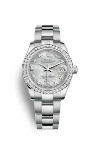 Rolex Datejust 31 Stainless Steel Diamond / Oyster / MOP - Roman 178384-0014