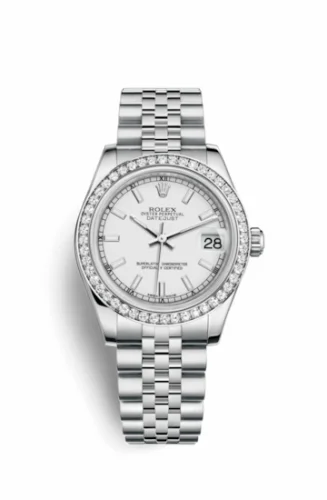 Rolex Datejust 31 Stainless Steel Diamond / Jubilee / White 178384-0030