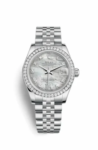 Rolex Datejust 31 Stainless Steel Diamond / Jubilee / MOP - Roman 178384-0040