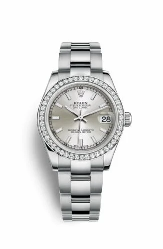 Rolex Datejust 31 Stainless Steel Diamond / Oyster / Silver 178384-0043