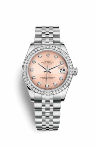 Rolex Datejust 31 Stainless Steel Diamond / Jubilee / Pink - Diamond 178384-0045