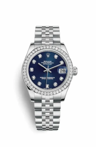 Rolex Datejust 31 Stainless Steel Diamond / Jubilee / Blue - Diamond 178384-0046
