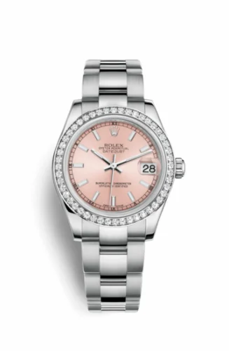 Rolex Datejust 31 Stainless Steel Diamond / Oyster / Pink 178384-0059