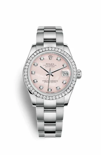Rolex Datejust 31 Stainless Steel Diamond / Oyster / Pink MOP 178384-0061