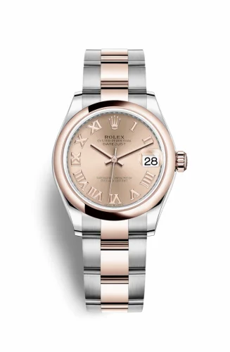 Rolex Datejust 31 Stainless Steel / Rose Gold / Domed / Rose - Roman / Oyster 278241-0005