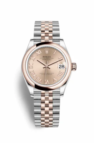 Rolex Datejust 31 Stainless Steel/ Rose Gold / Domed / Rose - Roman / Jubilee 278241-0006