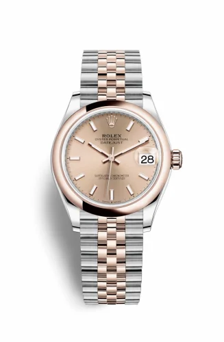 Rolex Datejust 31 Stainless Steel/ Rose Gold / Domed / Rose / Jubilee 278241-0010