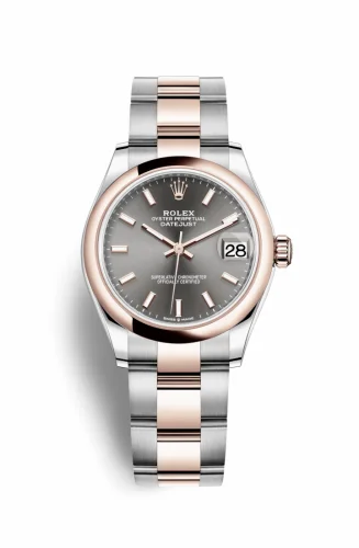 Rolex Datejust 31 Stainless Steel/ Rose Gold / Domed / Grey / Oyster 278241-0017
