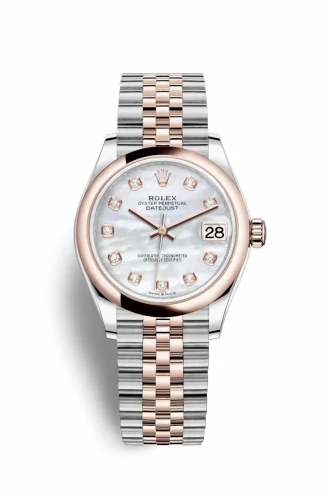 Rolex Datejust 31 Stainless Steel/ Rose Gold / Domed / MOP / Jubilee 278241-0026