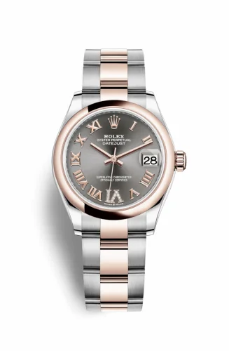 Rolex Datejust 31 Stainless Steel/ Rose Gold / Domed / Grey - Roman / Oyster 278241-0029