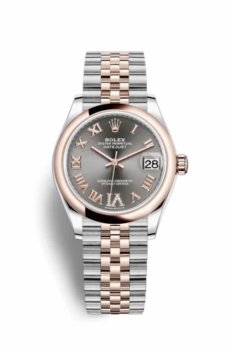 Rolex Datejust 31 Stainless Steel/ Rose Gold / Domed / Grey - Roman / Jubilee 278241-0030