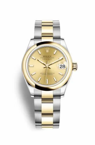 Rolex Datejust 31 Stainless Steel / Yellow Gold / Domed / Champagne / Oyster 278243-0013