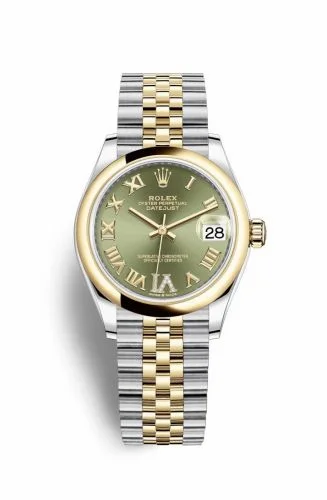 Rolex Datejust 31 Stainless Steel/ Yellow Gold / Domed / Olive - Roman / Jubilee 278243-0016